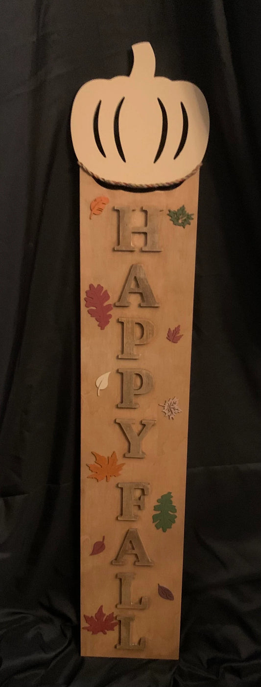 Beautiful Happy Fall Entryway/Porch sign