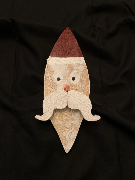 Handmade Wooden Santa