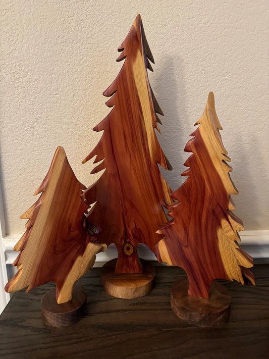 Set of 3 Cedar Trees