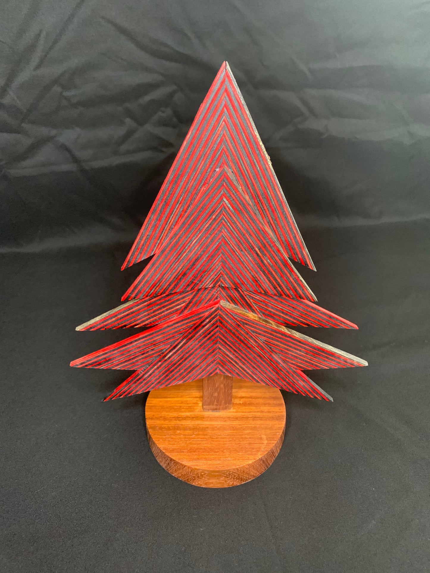 Custom Red and Black  Christmas Tree