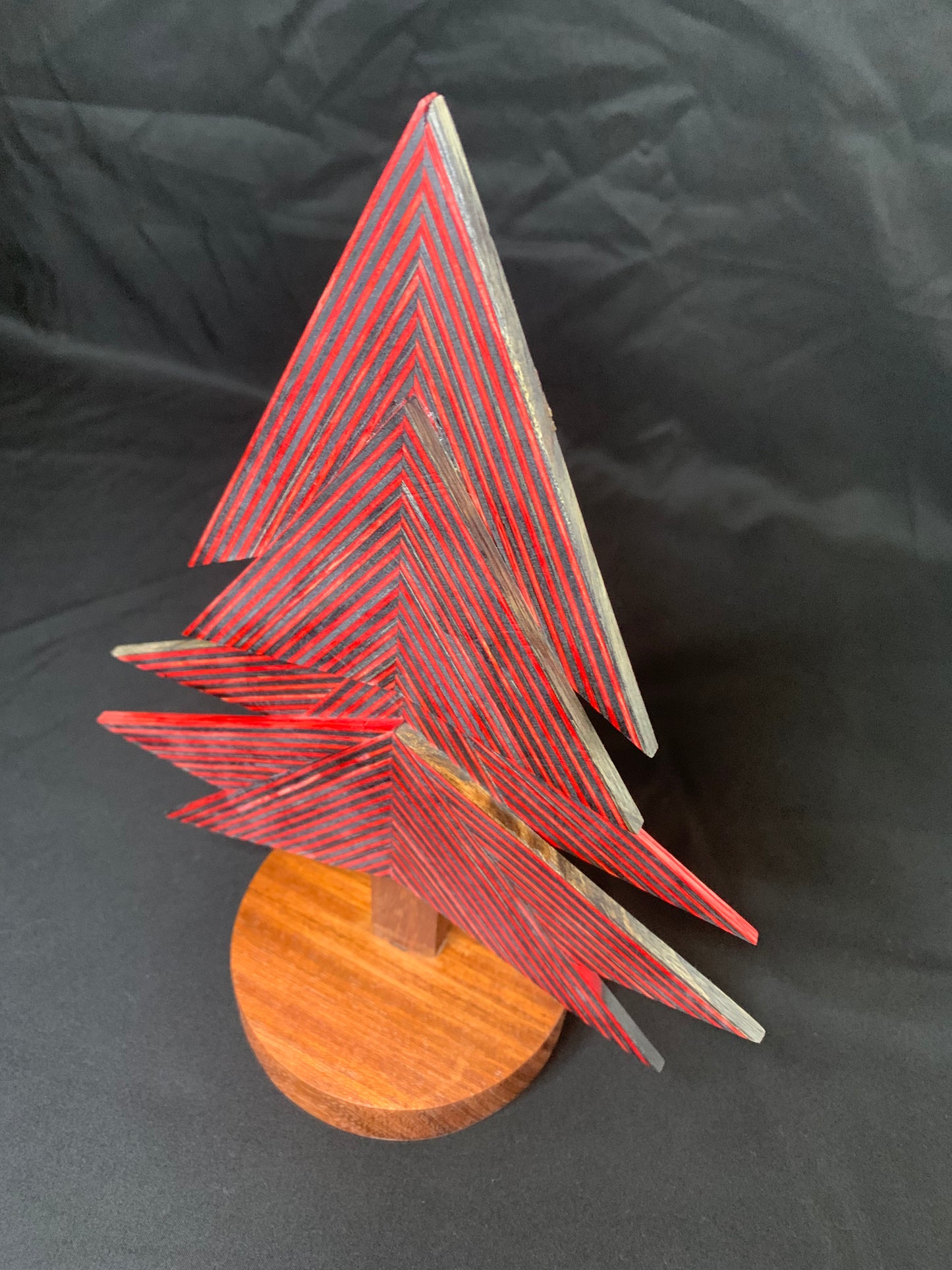 Custom Red and Black  Christmas Tree