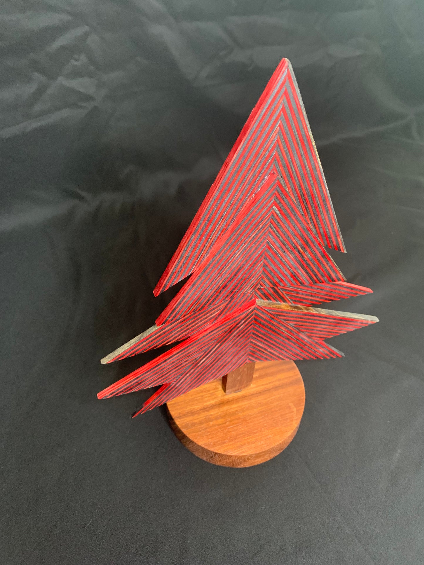 Custom Red and Black  Christmas Tree