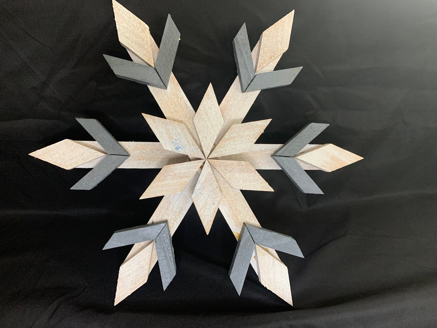 Handmade Wooden Snowflake